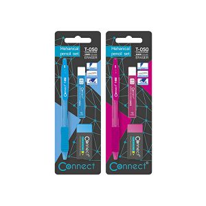 Olovka tehnička 0,5 mm grip T-050+mine+gumica Connect sortirano blister