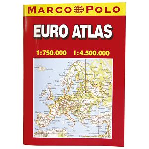 Auto karta Europe-euro atlas A4 (knjiga) Trsat