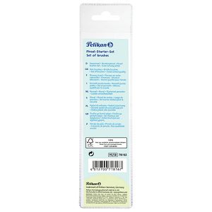 Kist za vodene boje 2,4,6+tempere 6,10 u pvc vrećici Pelikan 718163 blister