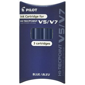 Roler 0,7 mm Hi-Tecpoint V7 Cartridge Begreen Pilot BXC-V7-BG plavi - set refila GRATIS!!
