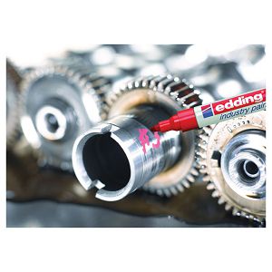 Marker industrijski lakirajući 2-4 mm Edding 8750 crveni
