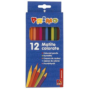 Boje drvene  12boja Primo 503MAT12E blister