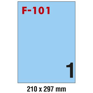 Etikete ILK 210x297 mm pk100L Fornax F-101 plave