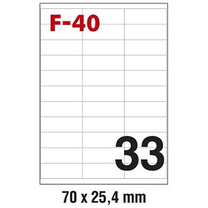 Etikete ILK  70x25,4mm pk100L Fornax F-40
