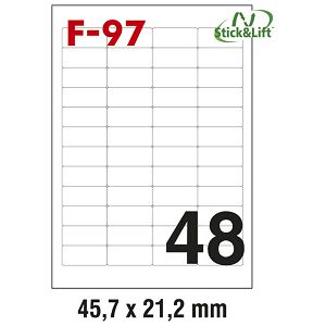 Etikete ILK  45,7x21,2 mm odljepljive pk100L Fornax F-97