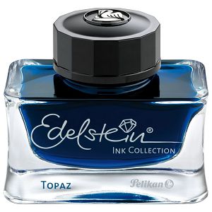 Tinta za nalivpero bočica 50ml Edelstein Pelikan 339382 topaz