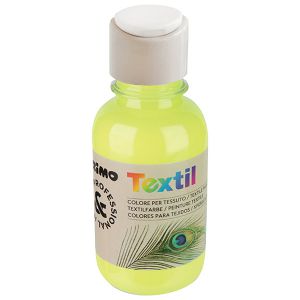 Boja tempera za tekstil 125ml CMP.410TXF125210 fluorescentno žuta