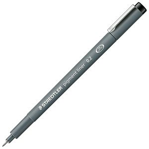 Flomaster za tehničko crtanje 0,2 mm pigment liner Staedtler 308 02-9 crni