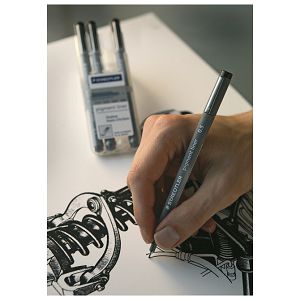 Flomaster za tehničko crtanje 0,5mm pigment liner Staedtler 308 05-9 crni 