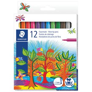 Flomaster školski  12boja Staedtler 325 C12