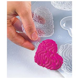 Kalup za modeliranje veliki Srca Fimo Staedtler 8742 26 blister!!