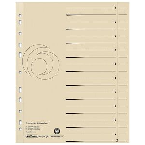 Pregrada kartonska A4 pk100 Herlitz 10840205