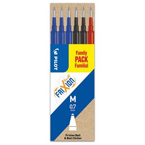 Uložak za roler 0,7 mm Frixion piši-briši pk6 Pilot BLS-FR7-S6-1 sortirano
