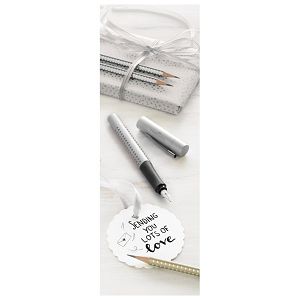 Olovka grafitna B Sparkle pearl Faber-Castell 118214 metalik zlatna