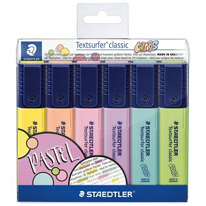 Signir 1-5mm pastel classic Staedtler 364 CWP6 6boja