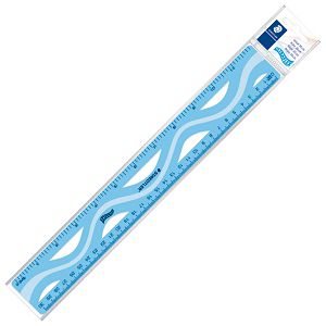 Ravnalo pvc 30 cm fleksibilno nelomljivo Staedtler 562 30UF-S blister
