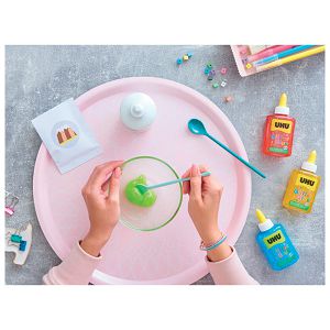 Ljepilo glitter glue 88ml UHU LO181814 rozo