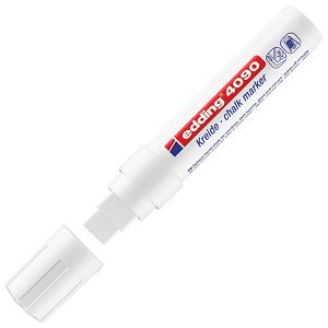 Marker-kreda za staklo 4-15 mm Edding 4090/1 bijeli blister