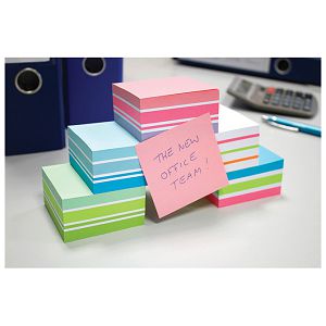 Blok samoljepljiv kocka 75x75 mm 400L Global Notes 5654-70 sortirano