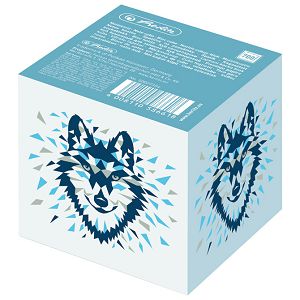 Papir za kocku 8x8x7cm ljepljeni Wild Animals vuk Herlitz 50027354!!