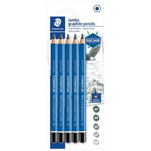 Olovka grafitna pk5 Mars Lumograph jumbo Design Journey Staedtler 100J-S BK5 blister