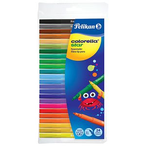 Flomaster školski  24boje Colorella star Pelikan 814515 blister!!