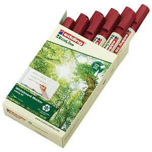 Marker za bijelu ploču 1,5-3 mm EcoLine Edding 28 crveni