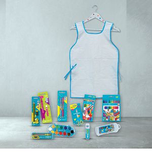 Pregača za likovni pvc 44x64 cm Connect bijela blister