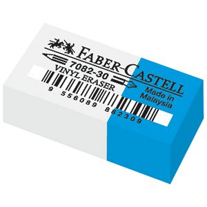 Gumica sintetička tinta/grafitna 7082 Faber-Castell 188230 bijela/plava!!