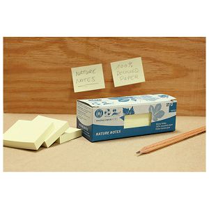 Blok samoljepljiv  40x50 mm 12x100L Nature Global Notes 5653-11box žuti