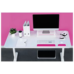 Stalak za monitor Stand Ergo Wow Leitz 65040023 rozi/bijeli