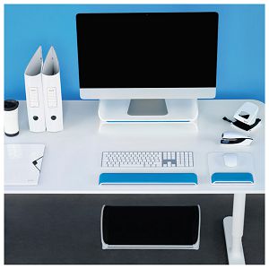 Stalak za monitor Stand Ergo Wow Leitz 65040036 plavi/bijeli!!