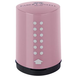 Šiljilo pvc s pvc kutijom 1rupa Grip 2001 mini Faber-Castell - Write 183714 rozo!!