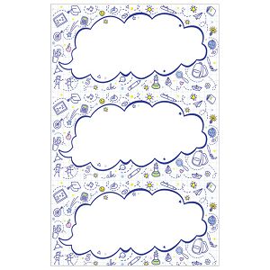 Etikete školske papir oblaci Herlitz 50034277 blister