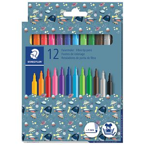 Flomaster školski  12boja Pattern Mix Staedtler 325 PMC12!!