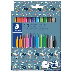 Flomaster školski  12boja Pattern Mix Staedtler 325 PMC12!!