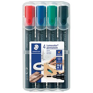 Marker permanentni 2 mm pk4 Lumocolor Staedtler 352 WP4