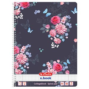 Blok kolegij A4 crte  80L perforacija+4rupe Ladylike Herlitz 50021468 sortirano