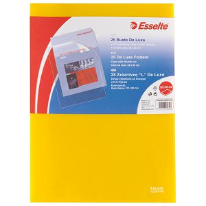 Fascikl "L"  90my pp A4 mat Copy Safe pk25 Esselte 392583100 žuti!!