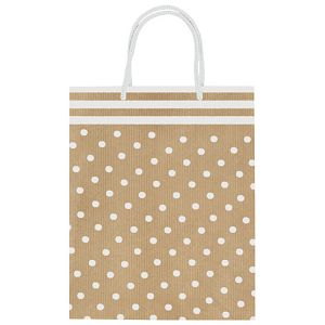 Vrećice ukrasne 30x40x12 cm bijele točke Rex-Saul Sadoch SDE41-053D