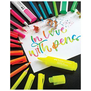 Marker za tekstil 1-5 mm Neon Faber-Castell 159529 rozi