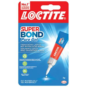 Ljepilo trenutačno  3g Loctite Super Bond Pure Gel  Henkel 2733280(2943109) blister