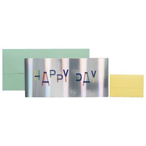 Čestitka 11x23cm Happy day Stewo 5725 75 blister