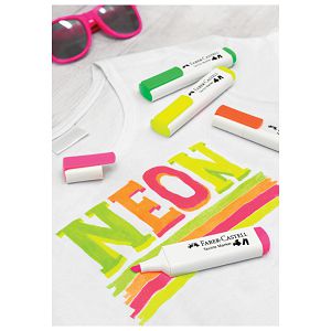Marker za tekstil 1-5 mm Neon Faber-Castell 159531 zeleni