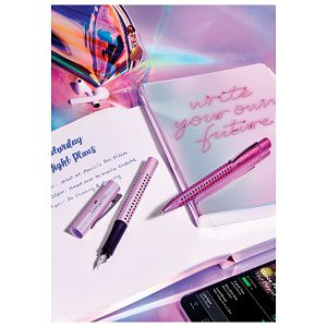 Olovka kemijska Grip 2011 Glam Faber-Castell 243912 biserno bijela!!