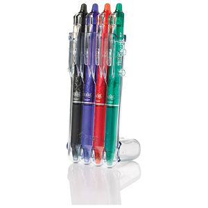 Roler gel 0,7 mm Frixion ball clicker piši-briši (SET-2-GO) pk4 Pilot BLRT-FR7 sortirano!!