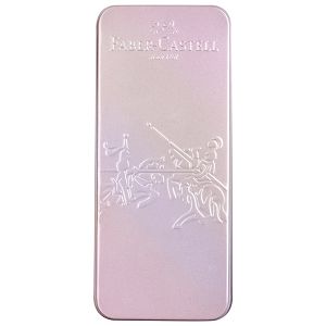 Garnitura olovka kemijska+nalivpero Grip 2011 Glam u met.kut. Faber Castell 201533 bis.bijela 