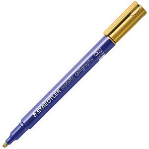 Marker nepermanentni 2,8mm Metallic calligraphy Staedtler 8325-11 zlatni