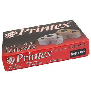 Etikete u roli 29x28 mm četvrtaste troredne pk30 Printex bijele