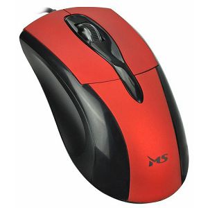 MS FOCUS C110 žičani miš crveni